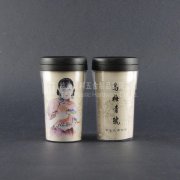 廣告促銷杯 雙層塑料廣告杯 可(kě)印制LOGO   TT-C130